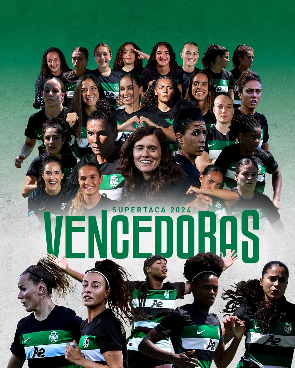 A SUPERTAÇA É NOSSA!!! 🏆

As Leoas do <a href="/FutFemSCP/">Sporting CP Futebol Feminino</a> VENCEM o dérbi por 1-2 no Restelo e conquistam o 1⃣.º título da época! 🤩
