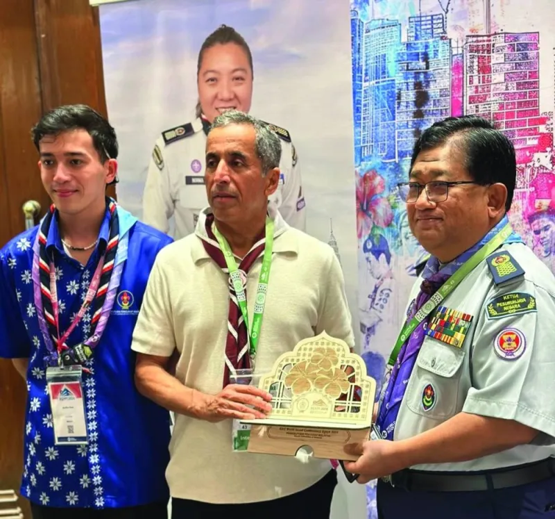 GulfTimes_QATAR's tweet photo. The 43rd World Scout Conference concluded Friday in Cairo with the participation of more than 2,000 scouts from 176 countries.
#WorldScoutConference
https://t.co/Rd1eB3at2C https://t.co/5SgWRD5vCT