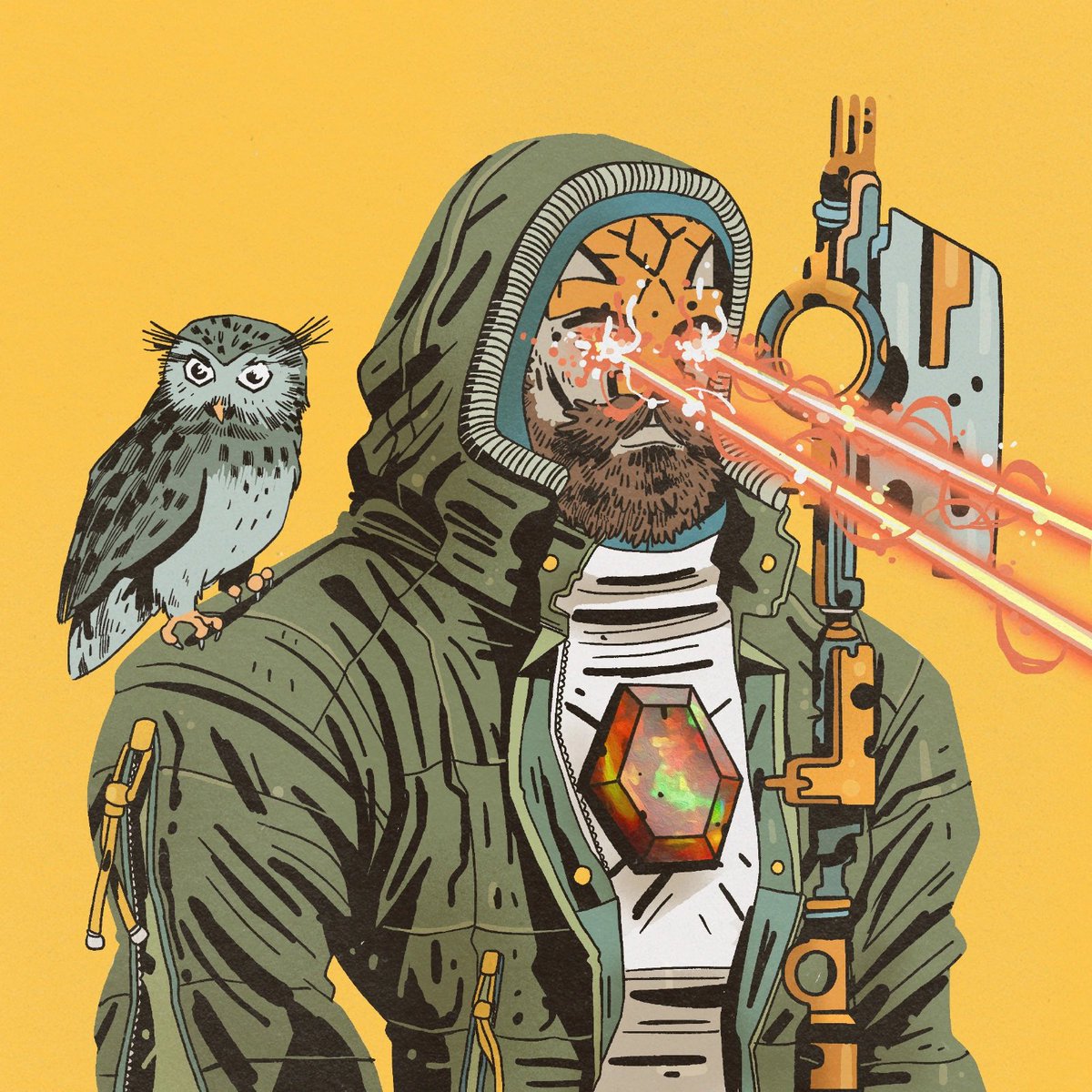 TheInvestronaut's tweet image. Which CNFT collection has the best laser eyes trait?