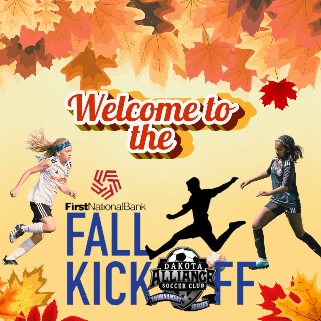 Dakota_Alliance's tweet image. Welcome everyone to the 2024 Fall Kick Off presented by @fnbsf We're so glad you are here and beyond excited to get games kicked off. Let's make some amazing memories together!
🍁 ⚽️
#fallkickoff