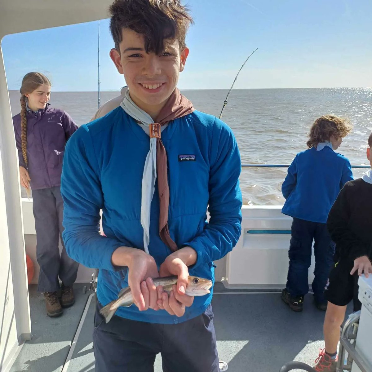 We had a brilliant morning out off the coast of Lowestoft fishing for whiting and thornback for dinner! 🐟🐠