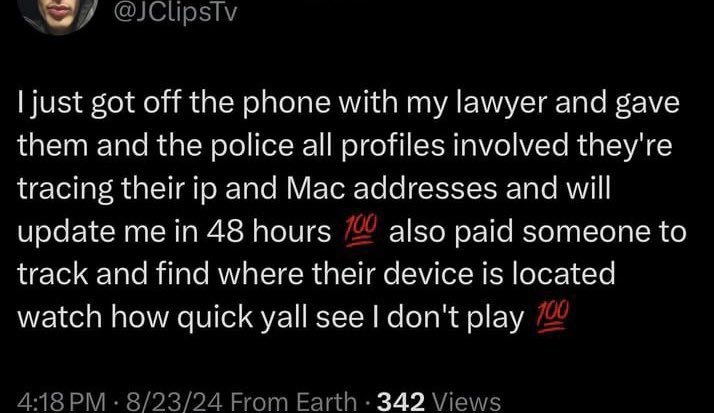 ColonizerJuu's tweet photo. 1. How are you portraying a thug yet calling the cops?
2. I’ve done nothing illegal 🤣
3. You’re still a fake page. You get on here arguing with accounts everyday telling them to post a pic so now post a pic proving you’re the real person.
4. I’ll keep you guys updated in 48hrs. https://t.co/CocgVL9t5g