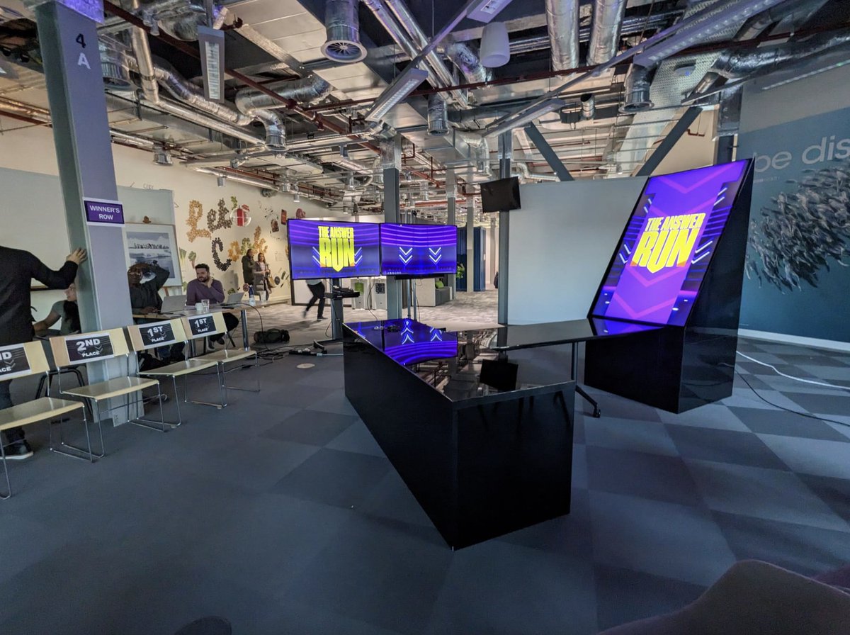 GiNgEr_JaMeS's tweet image. And that’s the first week of The Answer Run done! It’s great to see so many have enjoyed watching after all the hard work we’ve put into it. Seeing it go from a tiny little office to a full blown studio was amazing. Join us next week at 4:30pm on BBC One &amp;amp; iPlayer #TheAnswerRun