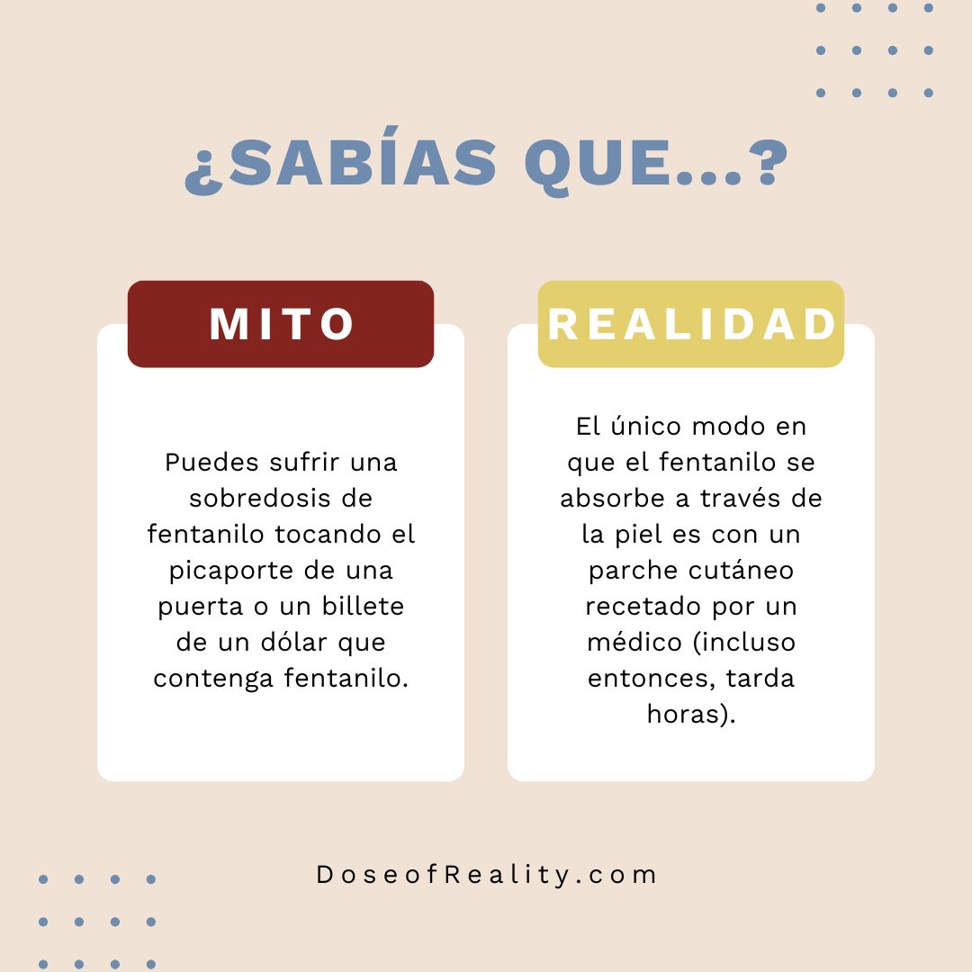 DoseofRealityES's tweet photo. #ViernesDeDatosSobreElFentanilo

¿Cuál(es) no conocías?
Más información y recursos en https://t.co/SDQrm3fijA. https://t.co/9AJ11CMB2W