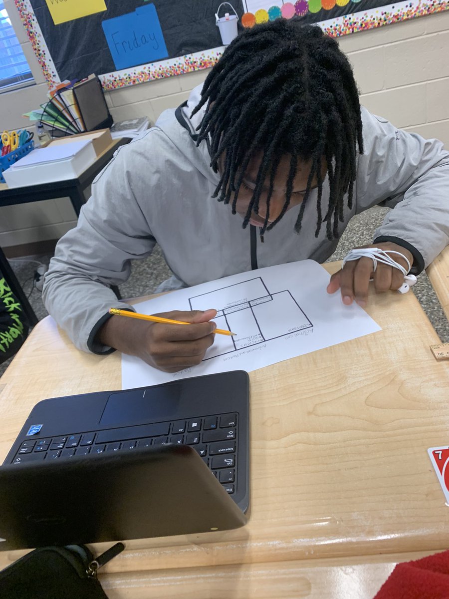 ShimekaD's tweet photo. To remediate after testing, students worked together to compare and contrast the different types of cells. They also created flow maps to explain how all of the organelles work together. #everydayubuntu #built4bibb @SWPatriots @BibbSchools https://t.co/RSCYIxpMYN