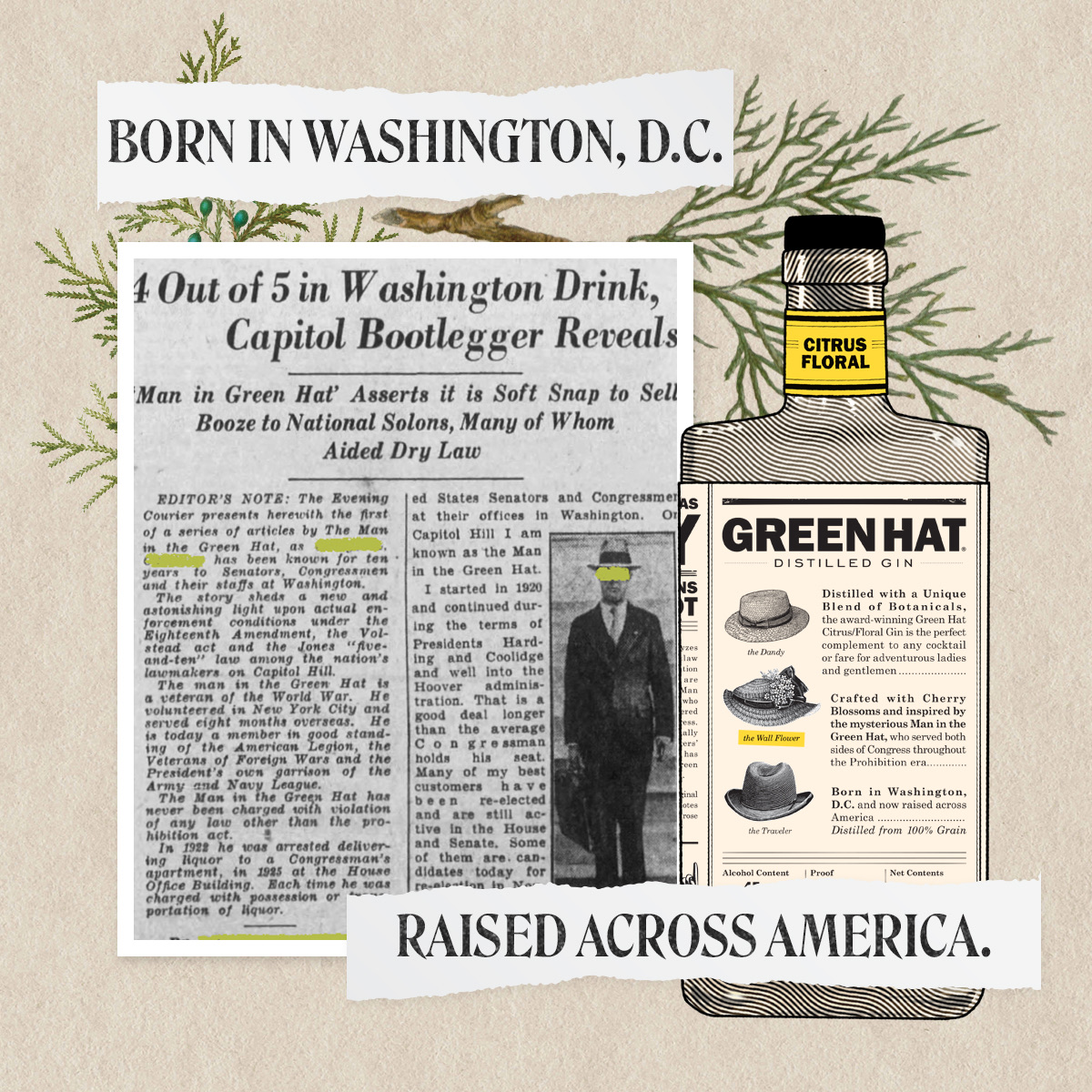 There’s more to Green Hat Gin than juniper. Find out now at greenhatgin.com.