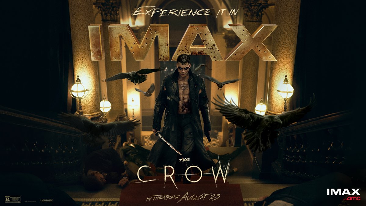 AMCTheatres's tweet photo. True love never dies. Experience #TheCrow in IMAX now playing at #AMCTheatres ! https://t.co/QMBjEkuAHn https://t.co/SprbCMo9p4