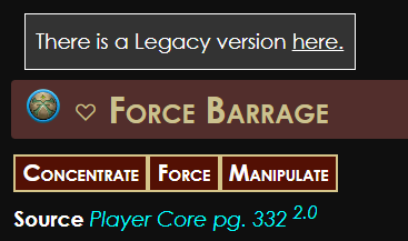 Archives of Nethys, a FREE website, has the entirety of Pathfinder 2e's Legacy content alongside it's Remaster content as well as a "Legacy" button on the new content to redirect you to the original version.

If they can do that, WotC has no excuse for removing old content.
