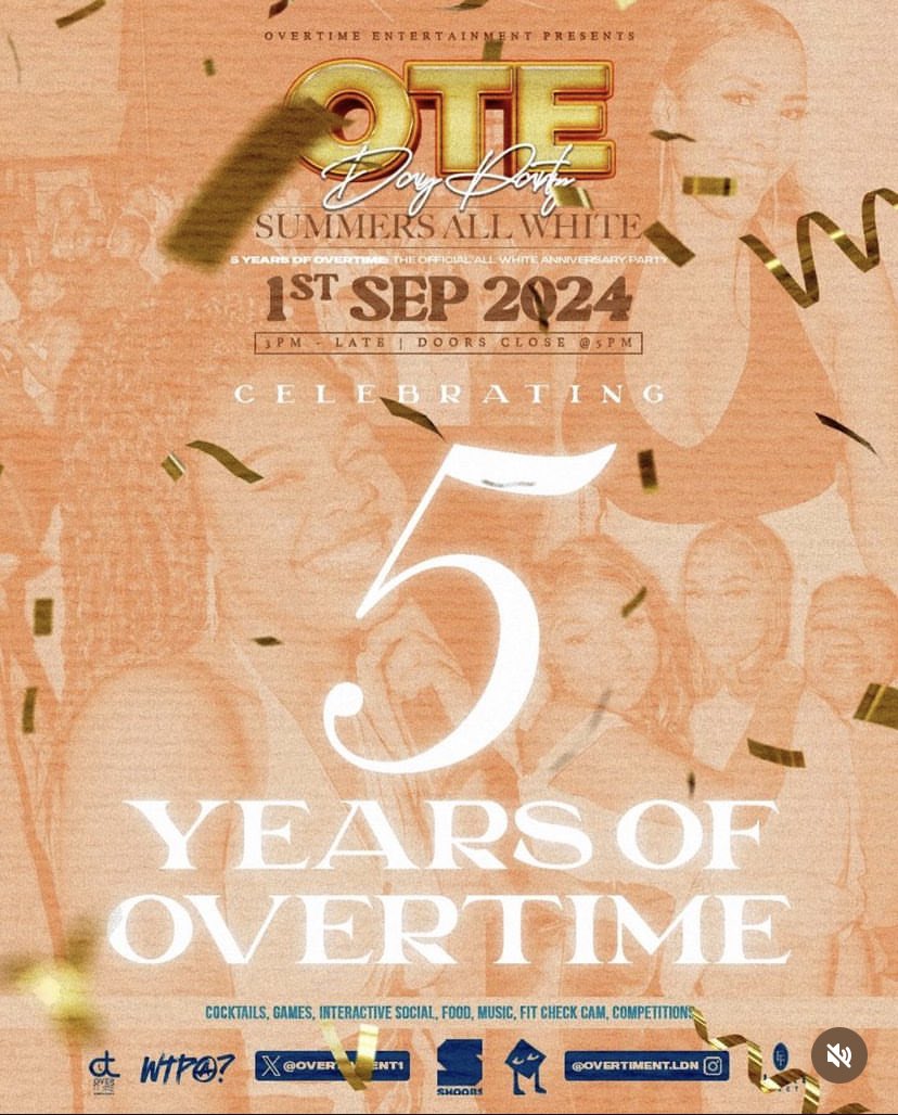 TICKETS ARE IN OUR BIO VIA SHOOBS 🎟️

For the girls &amp; guys who love to have fun 🗣️🗣️🗣️

SUNDAY 1ST SEPTEMBER! 1-11PM

OASIS BUBBA, ANGEL 📍

Bringing the best DJ’s:
@dj_skrillz 
@vinethealchemist 
@supermidziee 
<a href="/EmeEsther_/">DJ Emz</a> 
Host @billzybe 

shoobs.com/events/98881/s…
