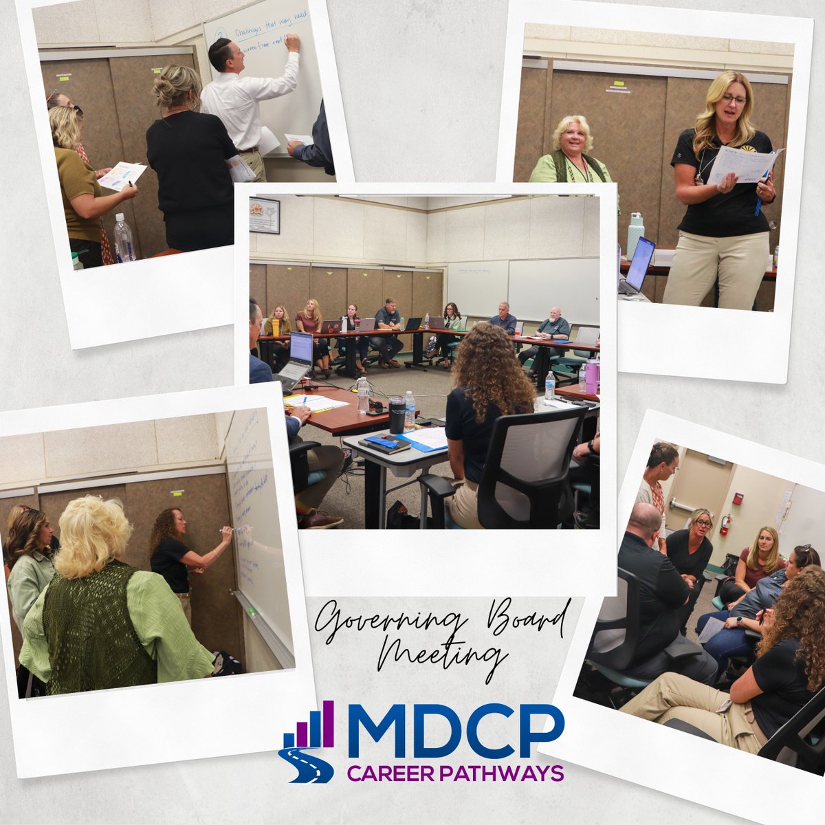 MDCareerPathwys's tweet photo. What an exciting day! We kicked off our first Governing Board Meeting of the school year, where our amazing CTE Coordinators joined in to celebrate achievements and dive into the goals and objectives for MDCP. Looking forward to a fantastic year ahead! #CTE #MDCP #CareerReady https://t.co/INqc5g2rHC