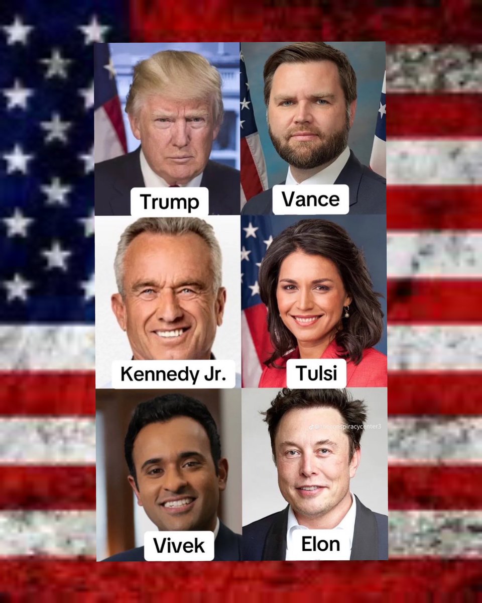 With this team we will save America…!