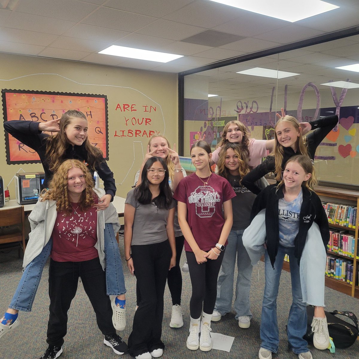 AJHLibrarian💜 (@librarianinthem) on Twitter photo It has been an awesome 1st week in the library <a href="/AngletonJH/">Angleton Junior High</a>! We've had 6th grade readers excited to get books, and our returning WISE members ready to take on the world! #FiredUp It has been an awesome 1st week in the library <a href="/AngletonJH/">Angleton Junior High</a>! We've had 6th grade readers excited to get books, and our returning WISE members ready to take on the world! #FiredUp