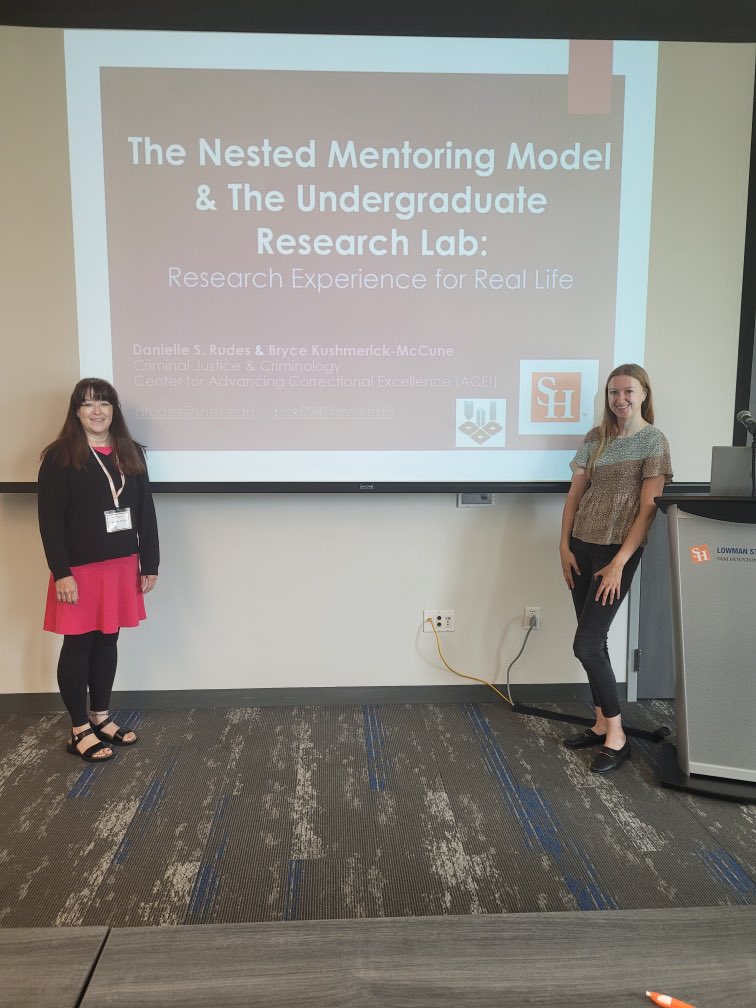 Dept. of Criminal Justice & Criminology @ SHSU (@cjcsamhouston) on Twitter photo Great presentations today at the <a href="/SamHoustonState/">Sam Houston State</a> Teaching and Learning Conference by CJC faculty Dr. Elizabeth Hartsell, <a href="/DrWandaLeal/">Wanda Leal</a>, <a href="/daniellerudes/">Danielle S. Rudes</a> and PhD student <a href="/Bryce__McCune/">Bryce Kushmerick-McCune</a>! Great presentations today at the <a href="/SamHoustonState/">Sam Houston State</a> Teaching and Learning Conference by CJC faculty Dr. Elizabeth Hartsell, <a href="/DrWandaLeal/">Wanda Leal</a>, <a href="/daniellerudes/">Danielle S. Rudes</a> and PhD student <a href="/Bryce__McCune/">Bryce Kushmerick-McCune</a>!