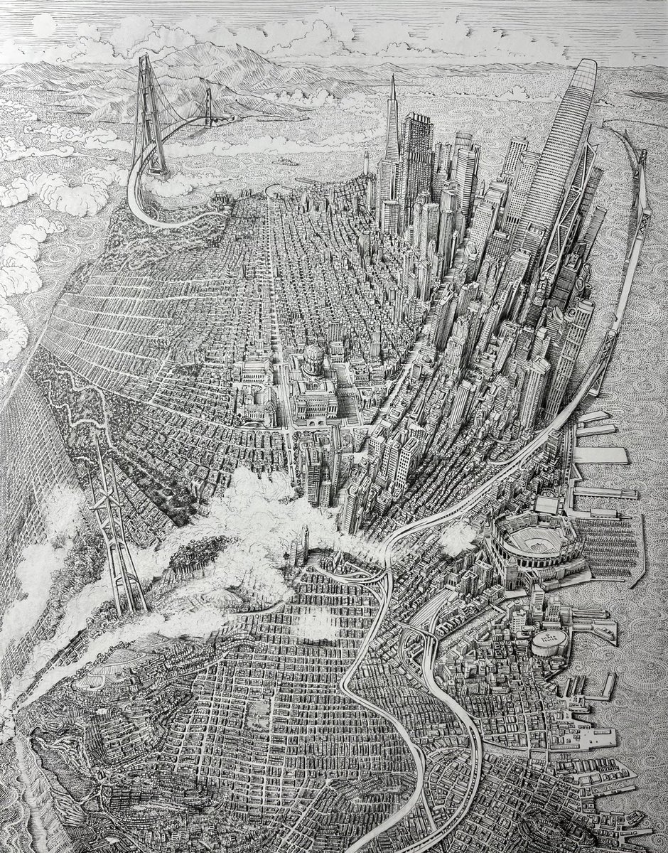 San Francisco — finishing touches.