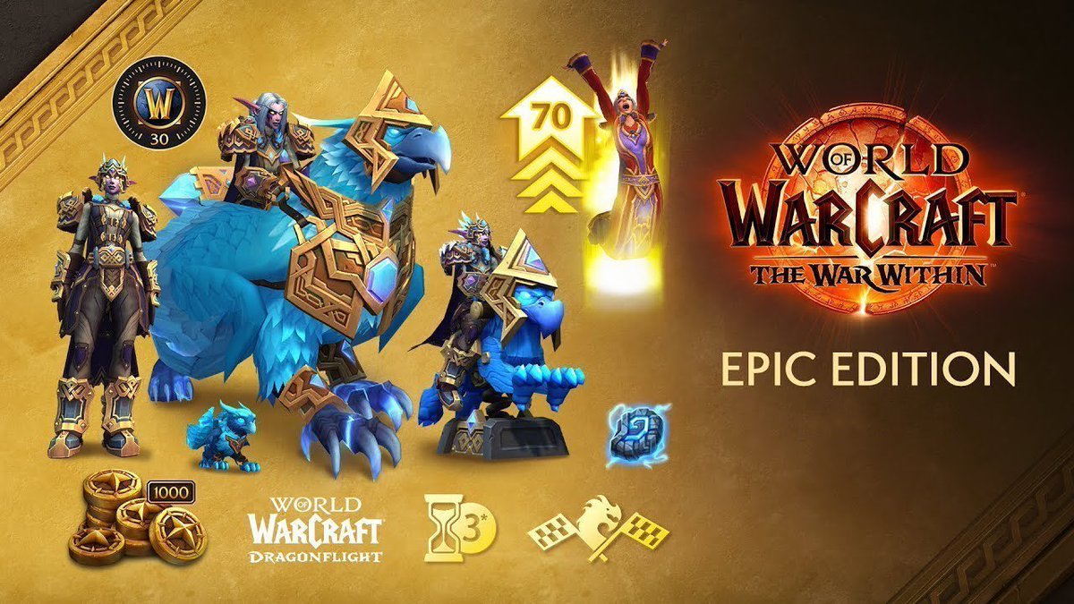 Psybear_tv's tweet image. 🎁 Giveaway 🎁 
World of Warcraft: The War Within - EPIC Edition!

Join the early action! And collect your rewards! 
How to enter:
❤️ Like
✅ Follow
🔁 Retweet
EU ONLY 

Winner announced 24 hours from this post.