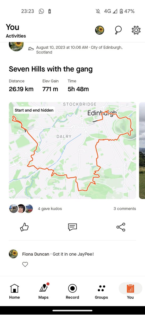 May have forgotten last year's trot (new baby blur). A cracker. #myfeethurt #fifeforlife