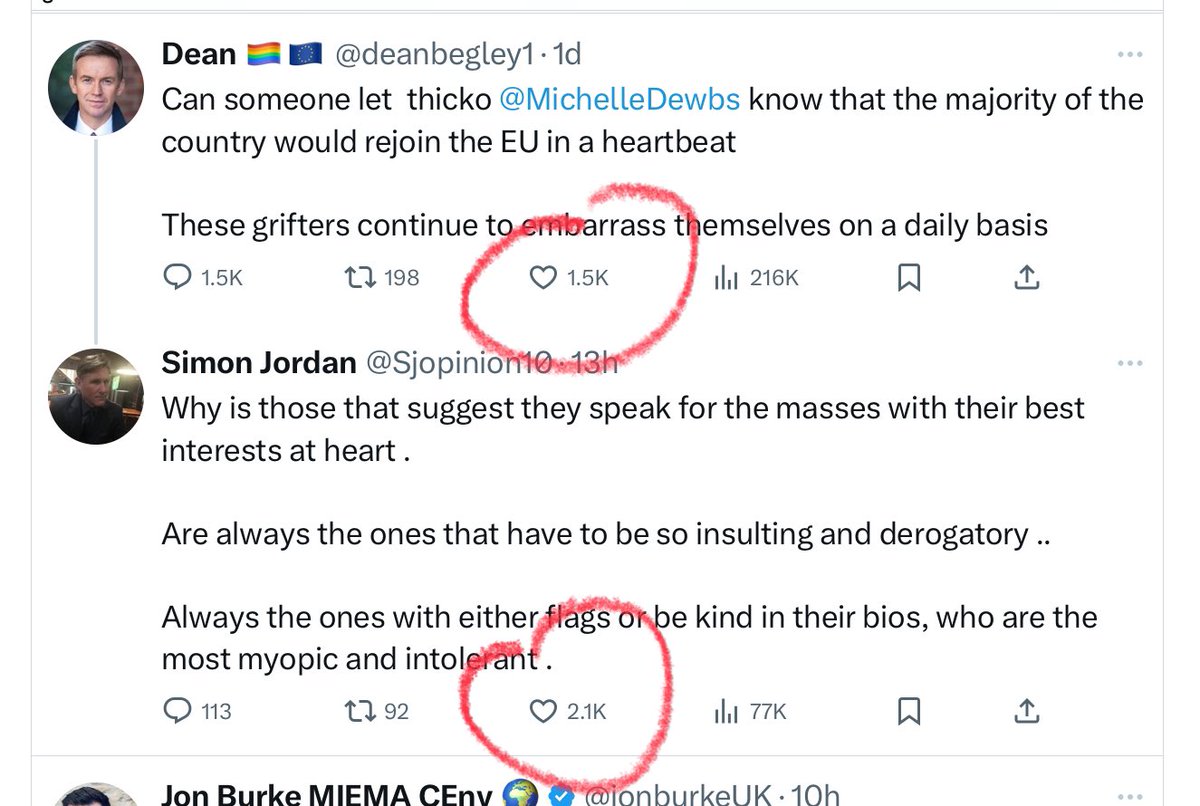 Pterodactyl75's tweet photo. @Sjopinion10 @deanbegley1 @MichelleDewbs Latest score is Minority 2100 v Majority 1500. 🫣🤪. https://t.co/MVHAMOxBvs