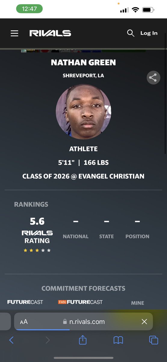 Nathan Green (@nathan_green2) on Twitter photo Very blessed to be a 3 star ๐๐พ @EavangelEagles <a href="/KramerHagan/">Kramer Hagan</a> <a href="/CoachHouston4/">Shaun Houston</a> @MarshallRivals Very blessed to be a 3 star ๐๐พ @EavangelEagles <a href="/KramerHagan/">Kramer Hagan</a> <a href="/CoachHouston4/">Shaun Houston</a> @MarshallRivals