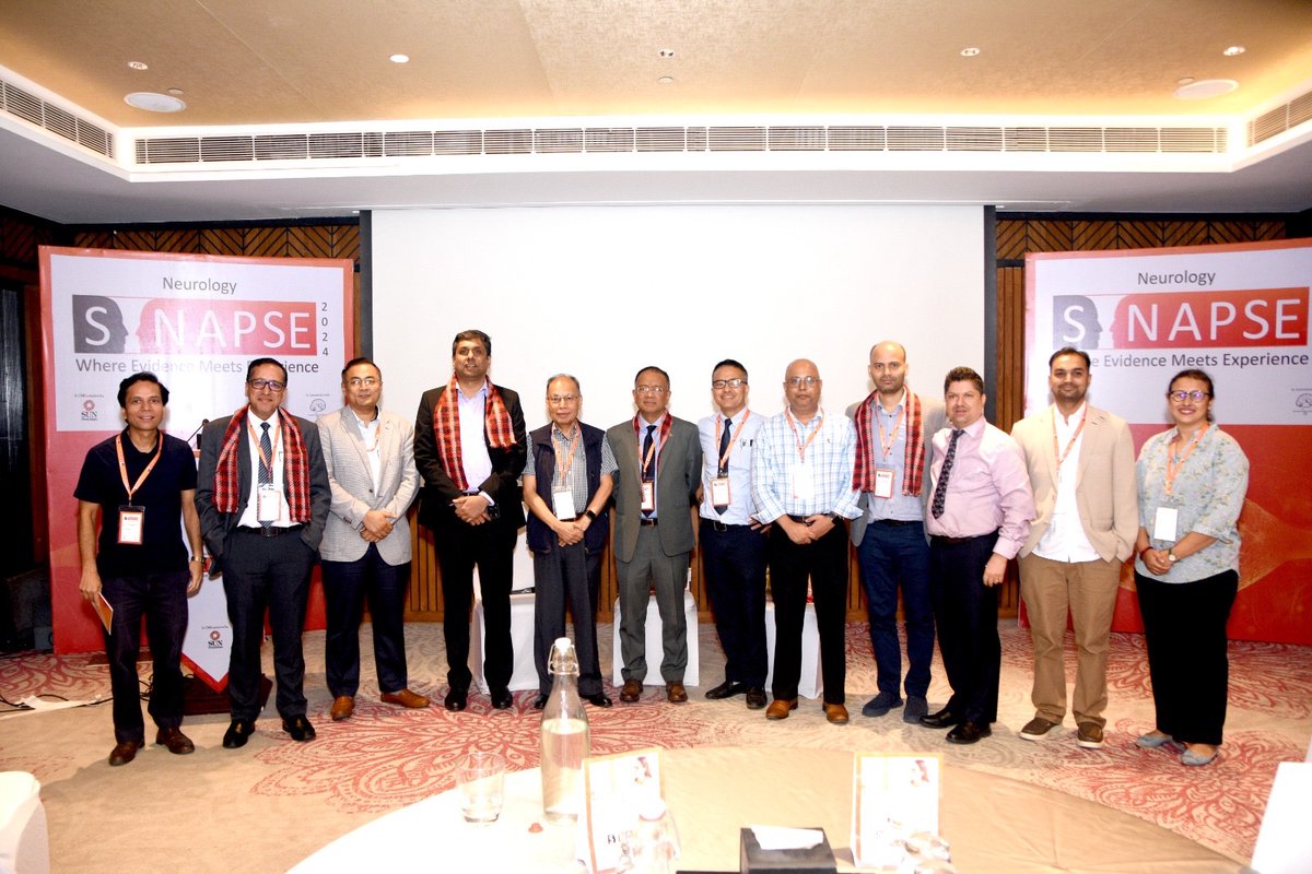 It was an amazing academic session with lectures and discussion on “early onset Parkinson’s Disease” and “chorea” with <a href="/prashanthlk/">Prashanth L Kukkle</a> <a href="/nannepal2014/">Nepalese Academy of Neurology</a> <a href="/movedisorder/">MDS</a> <a href="/mdsieditor/">Movement Disorders India</a>