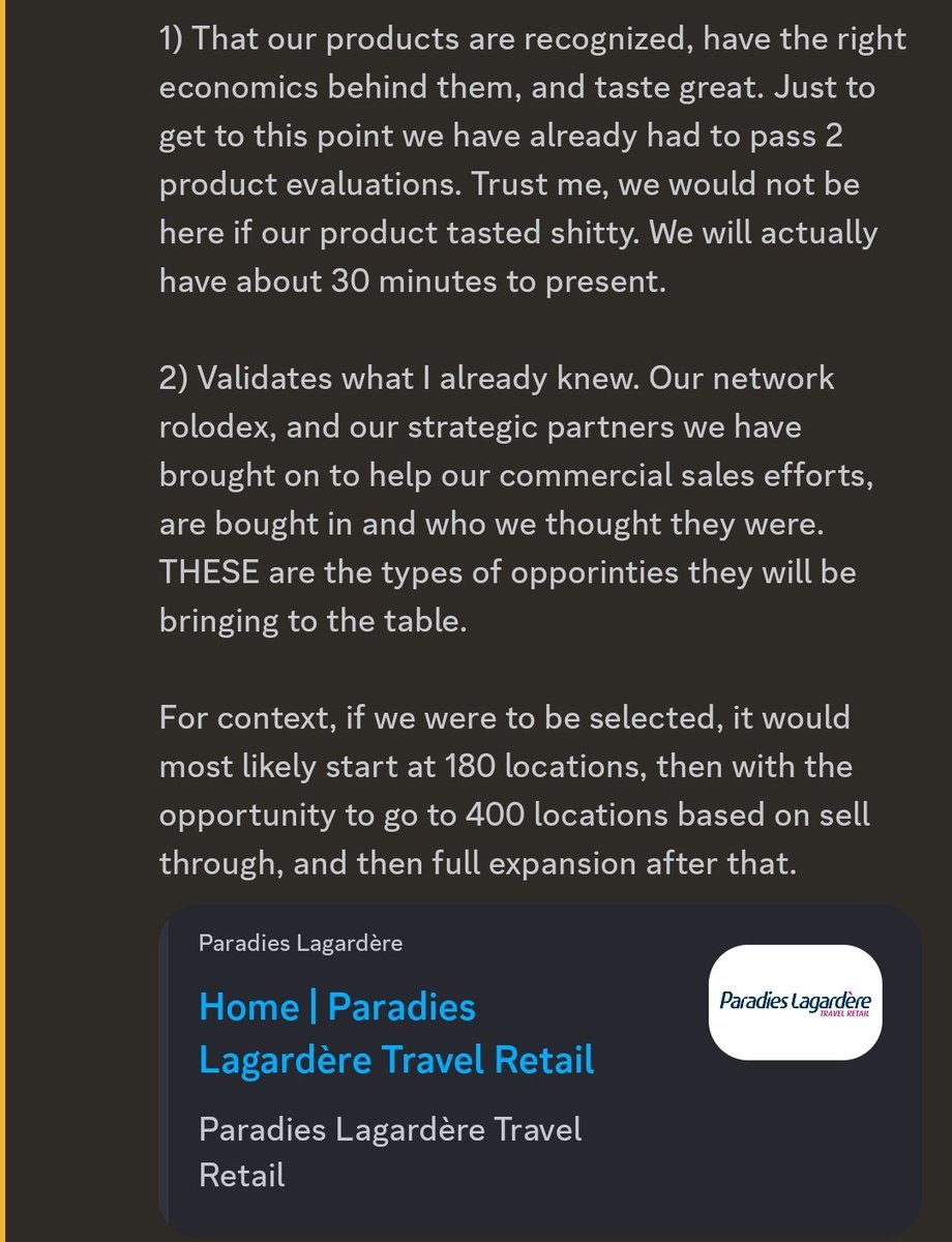 Next Thursday, the <a href="/wen_goods/">WenGoods</a> team will be presenting our products to senior buyers at Paradies Lagardère for their 2025 lineup. This could get us into 180+ airport retail locations nationwide.

Huge thank you to everyone that has been on this journey with us, just the beginning!