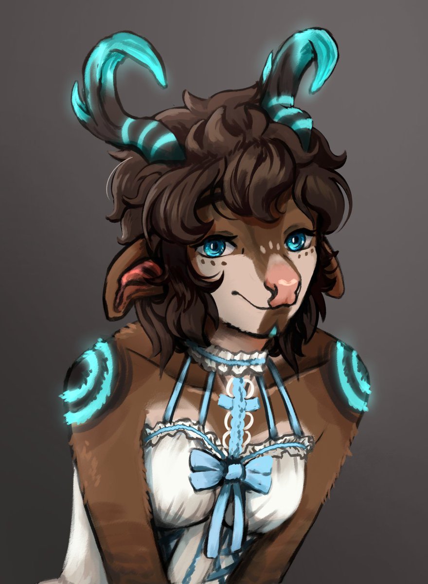 scorbunnyvllgr's tweet photo. The other day, I offered to do portraits of people's characters to build my portfolio and received more requests than I expected. Here is the first portrait, for _vosheduska_ on reddit. 🦌

#furryartwork #ケモノ #獸人 https://t.co/D4lpryKPGB