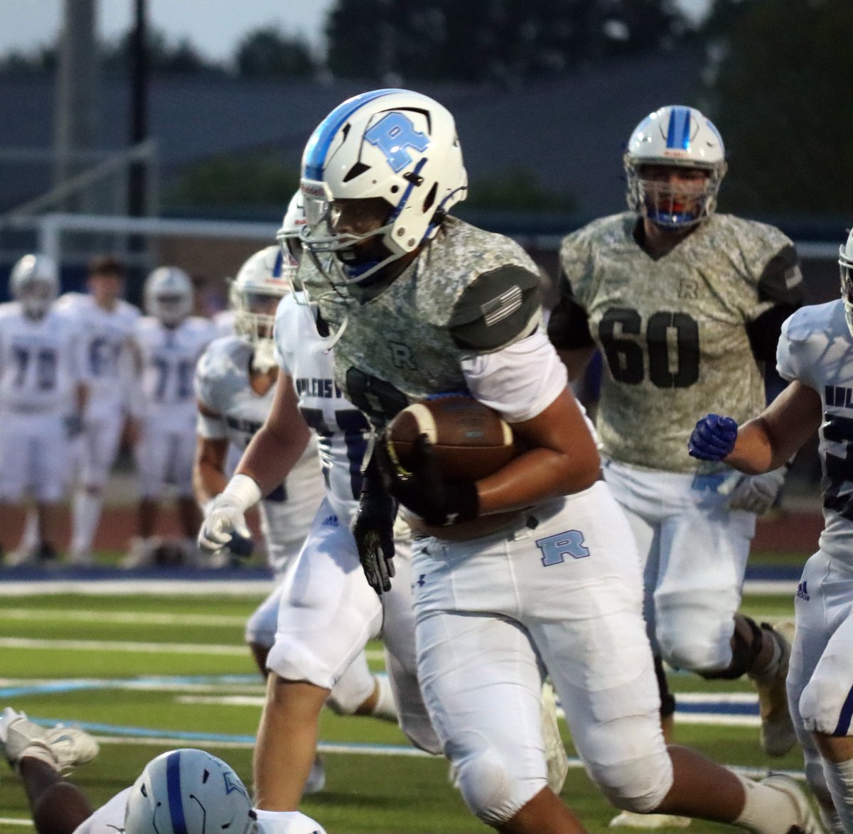 Friday night was special for the Rockvale community.

<a href="/RockvaleHigh_TN/">Rockvale High School</a>  dedicated its new turf field, named for Homer Brown, a 1955  graduate and member of the school's Military and Athletic Hall of Fame.

The school also celebrated Military Appreciation Night, with static