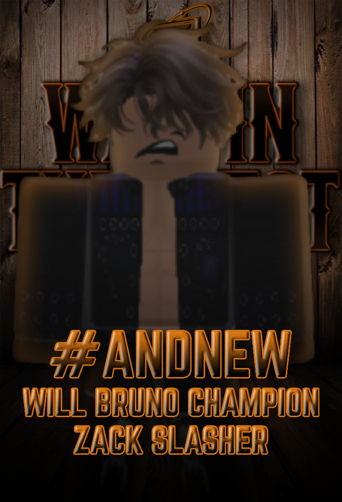 STARGAZER_RBLX's tweet photo. #ANDNEW Zack Slasher defeats his enemy Joseph Jet 3/2 in a close match and becomes new STARGAZER Wrestling Will Bruno Champion at #WARINTHEWEST https://t.co/J5us5fRIkW