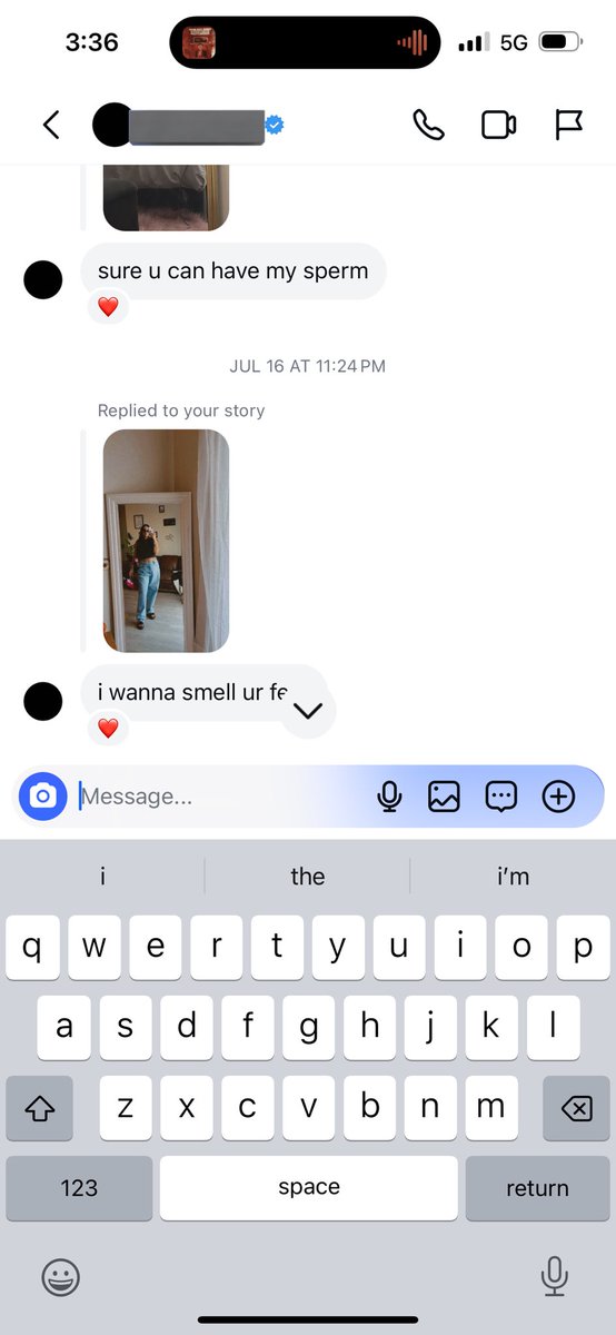 my exs fav rapper in my dms like 🤣