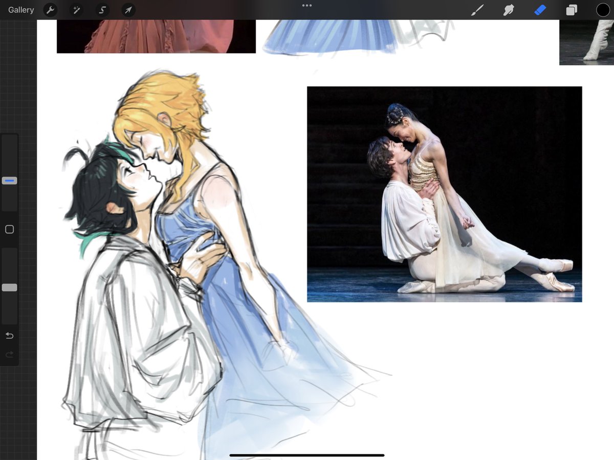 stariisoups's tweet photo. messy xiaolumi sketches‼️i love drawing them using ballet references. #xiaolumi https://t.co/u9v61JTggB