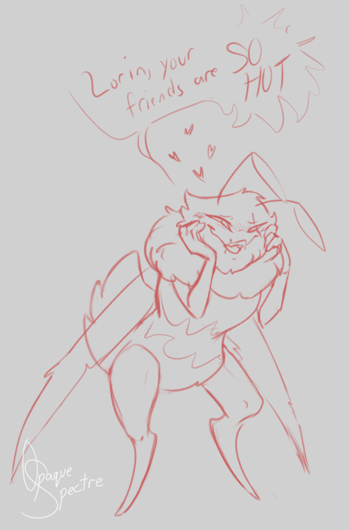 Drawpile sketches. I love this bee.