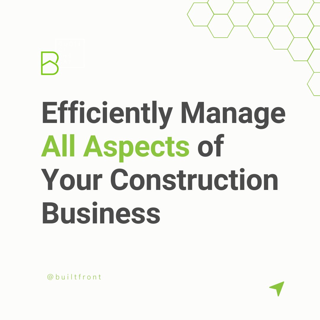 builtfront's tweet image. Streamline your home building business with BuiltFront—the all-in-one Construction Management and CRM Software that centralizes your projects, sales, and client management. Build smarter, not harder. Builtfront.com

#HomeBuilders #ConstructionLife #CustomHomes