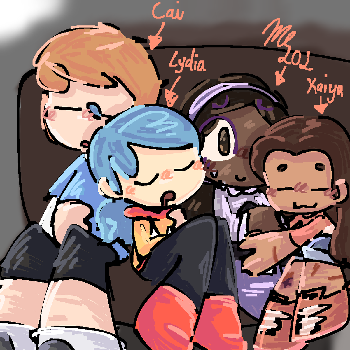 CatystraB's tweet photo. // Hilda
.
.
Literally what happened on the bus earlier to me and my friends.
I COULD NOT SLEEP!!!!!
All of the sizes match my friend’s heights :) https://t.co/lgxrowx6m0