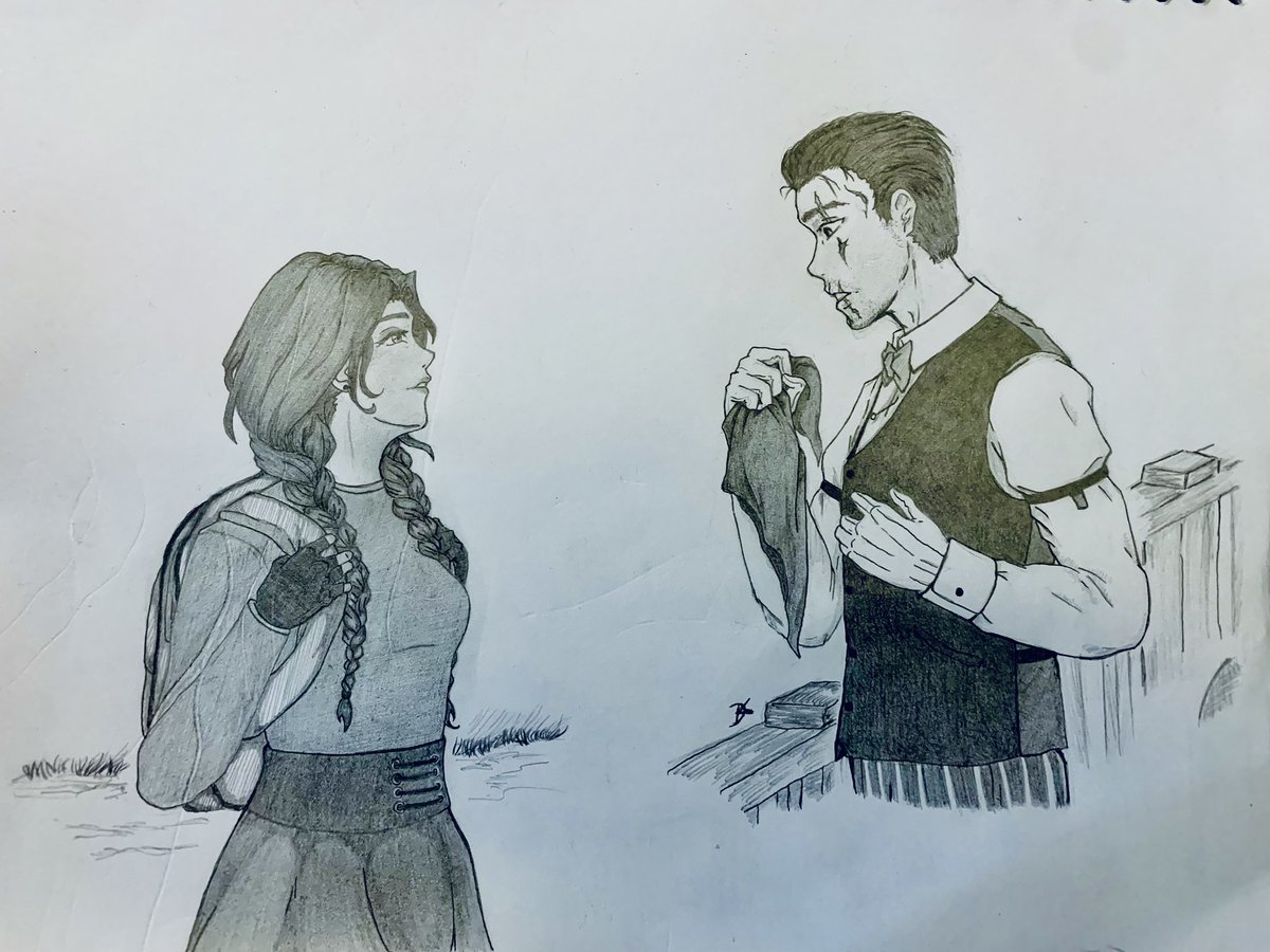 KrissyDnls's tweet photo. I drew a Chattercups reunion! ✨
Ray Mond is seeing Chatterbox for the first time since she left Los Santos~
#chattercups #nopixel #chatterbox #raymond #chattycups https://t.co/tTbSJOKK0t