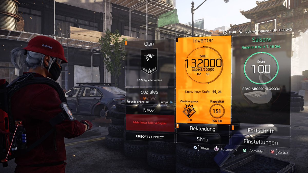 SHD:132000erreicht🥳
Momentan leider etwas die Luft raus wird langsam mal Zeit das mal wieder was passiert in division weil auf Dauer jedesmal die selben Seasson mit sinnlosen builds die alle so usless sind wie die rotation in Descent spaß liebe das spiel trotzdem 
#TheDivision2