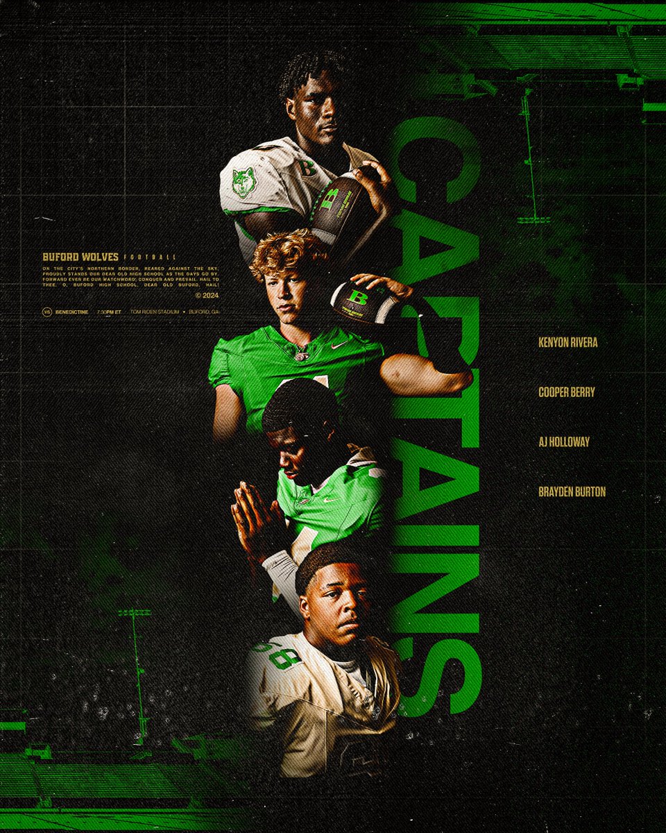 Buford Football (@buford_football) on Twitter photo Tonight’s captains vs. the Cadets 🫡:
<a href="/RiveraKenyon/">Kenyon Rivera</a> // <a href="/CooperBerry11/">Cooper Berry</a>
<a href="/10_holloway/">AJ Holloway</a> // <a href="/BraydenBurton25/">Brayden Burton</a>
#Gloryland | #AppEra Tonight’s captains vs. the Cadets 🫡:
<a href="/RiveraKenyon/">Kenyon Rivera</a> // <a href="/CooperBerry11/">Cooper Berry</a>
<a href="/10_holloway/">AJ Holloway</a> // <a href="/BraydenBurton25/">Brayden Burton</a>
#Gloryland | #AppEra