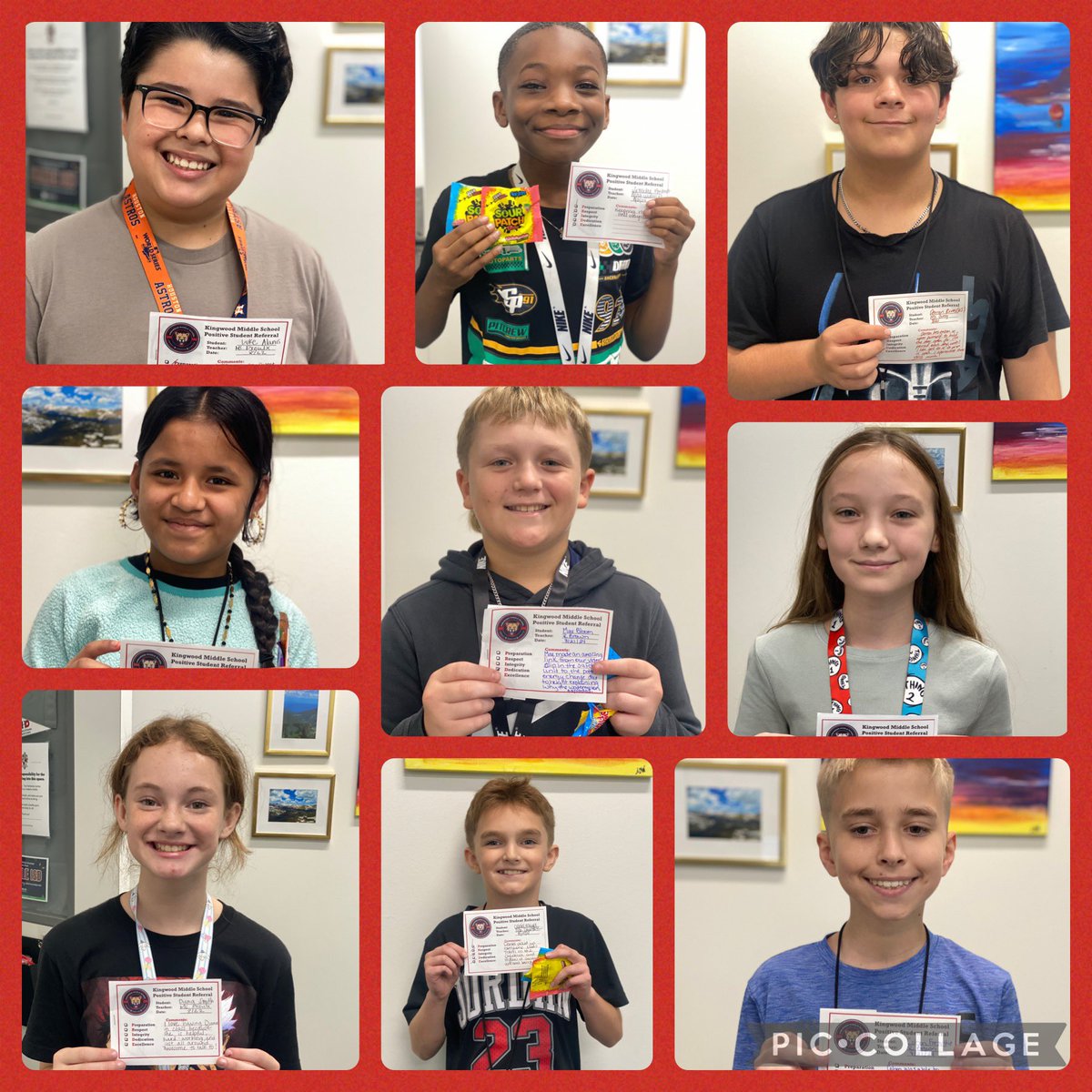 MrsWidmier_KMS's tweet photo. These 6th grade KMS Cougars showed #KMSCougarPRIDE this week in a variety of ways. Whether it was being a community helper, being kind to others, or being a scholar, they bring us so much #KMSCougarJoy through their actions. We are so glad to have them here at @HumbleISD_KMS! https://t.co/muUCjp46f5