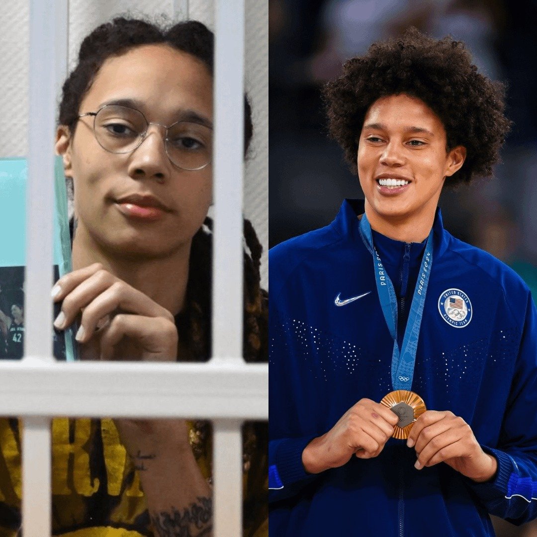 Esponjamental's tweet photo. Brittney Griner, tras 293 días de prisión en Rusia, es ahora medallista de oro olímpica. https://t.co/a0ZN2btsZv