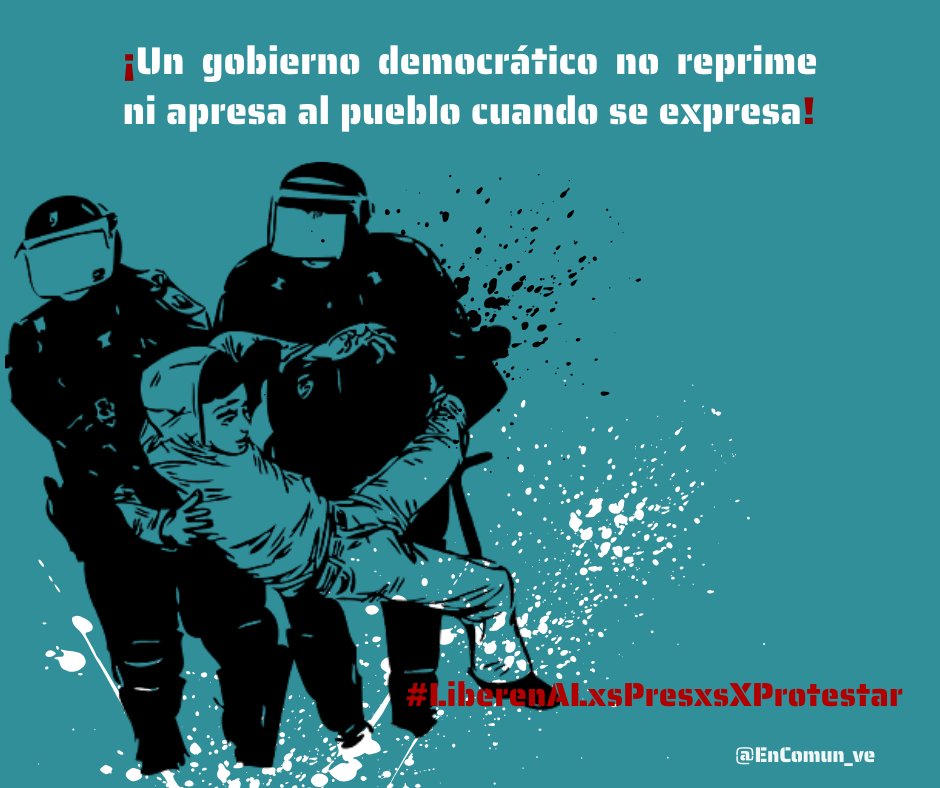 DiosmanB's tweet photo. #LibertadParaLxsPresxsXProtestar https://t.co/lOKXD2uiBG