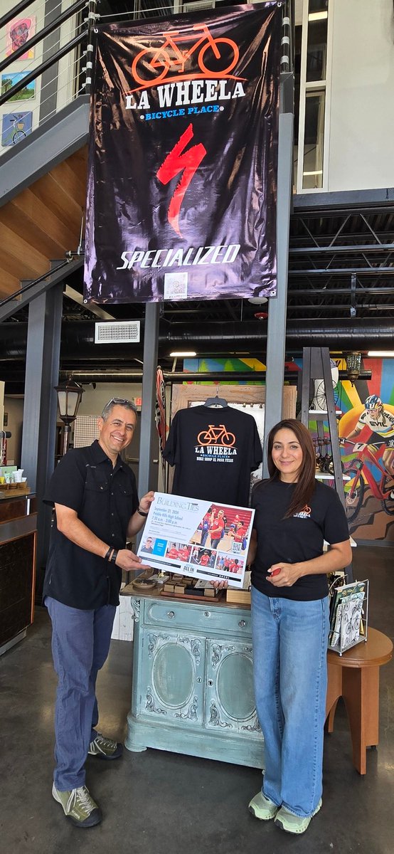 Parent Liaisons out in the community promoting the 13th Annual SISD Father-Son Conference!
Thank you to <a href="/GoldsGymElPaso/">#BestGymInElPaso</a> 
<a href="/ChuysRestaurant/">Chuy's</a> 
<a href="/hotchickendaves/">daveshotchicken</a> 
<a href="/cupbop/">이상혁</a>
<a href="/lawheela/">lawheela</a> 
For your support ❤️
#FatherSonConference
<a href="/KDiaz_PMS/">Karla Diaz</a> 
<a href="/CLindsey_MMS/">Carole Lindsey</a> 
<a href="/latilano_MHS/">Luvia Atilano</a>