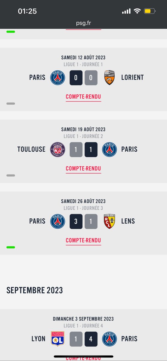 Kojigantesque's tweet photo. @AfterRMC @DanielRiolo « Exactement la même chose » 
On se rappelle du 1-1 poussif à Toulouse avec les entrées de Mbappé et Dembélé attendus comme des Messi. 

Et oui Mbappé n’a raté qu’un match de L1 alors que d’après son narratif on a l’impression qu’il est resté 6 mois au placard. https://t.co/HImIsA27Hg