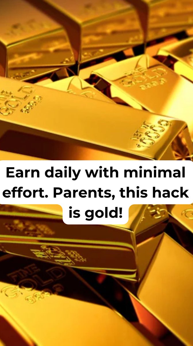 JMathisenonline's tweet image. Parents, are you looking for a way to earn daily cash without adding more to your already busy schedule? Discover the ultimate hack for making money with minimal effort and zero tech skills required! Comment ready to start now.  #SideHustleForParents #PassiveIncome#FamilyFriendly