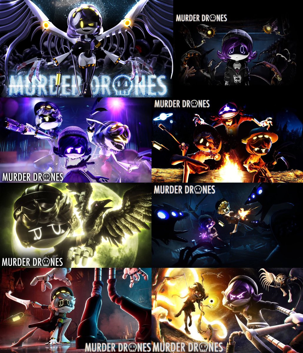 PrideRing666's tweet photo. And with that…”Murder Drones” has officially ended. What a ride! 
 #Murderdrones https://t.co/RIRdNCG8Ze