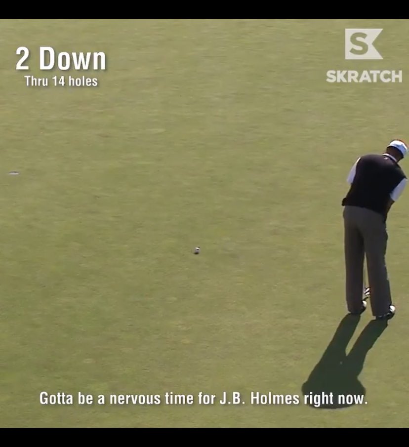 davidceleb's tweet photo. @NUCLRGOLF @TWlegion this explains his greatness….commentator says it all when he’s still down by 2 https://t.co/RgS34eetgt