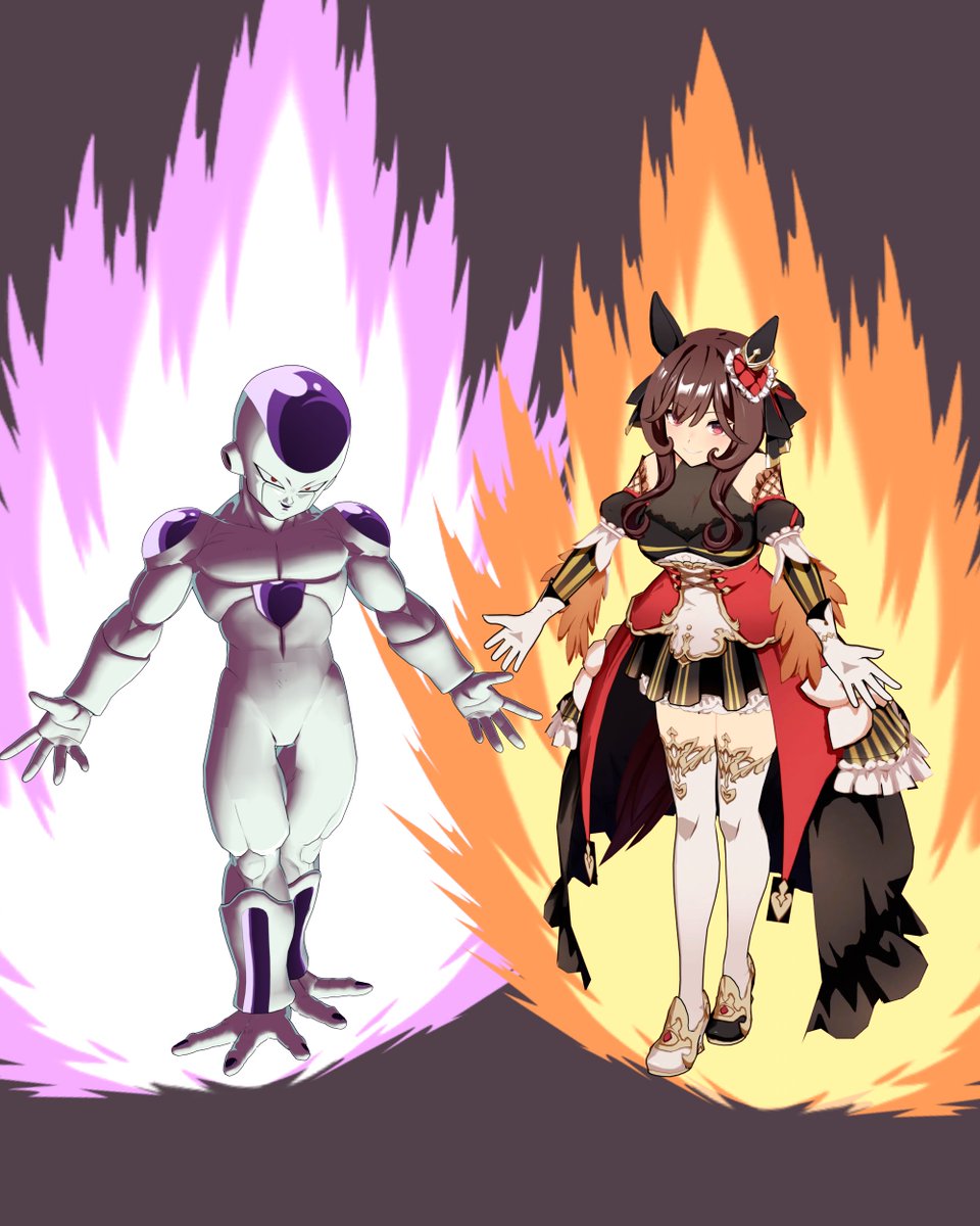 ウマ娘 #フリーザ #ジェンティルドンナ