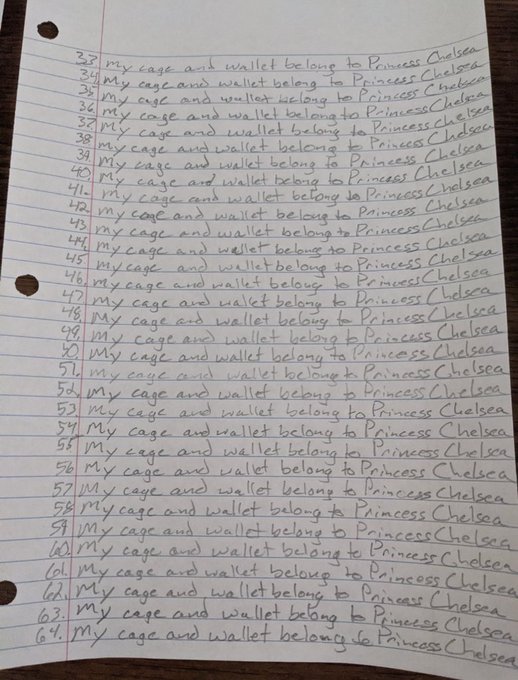 Write those lines like a good beta i want to see you obey me and show your servitude   100 lines!!!!