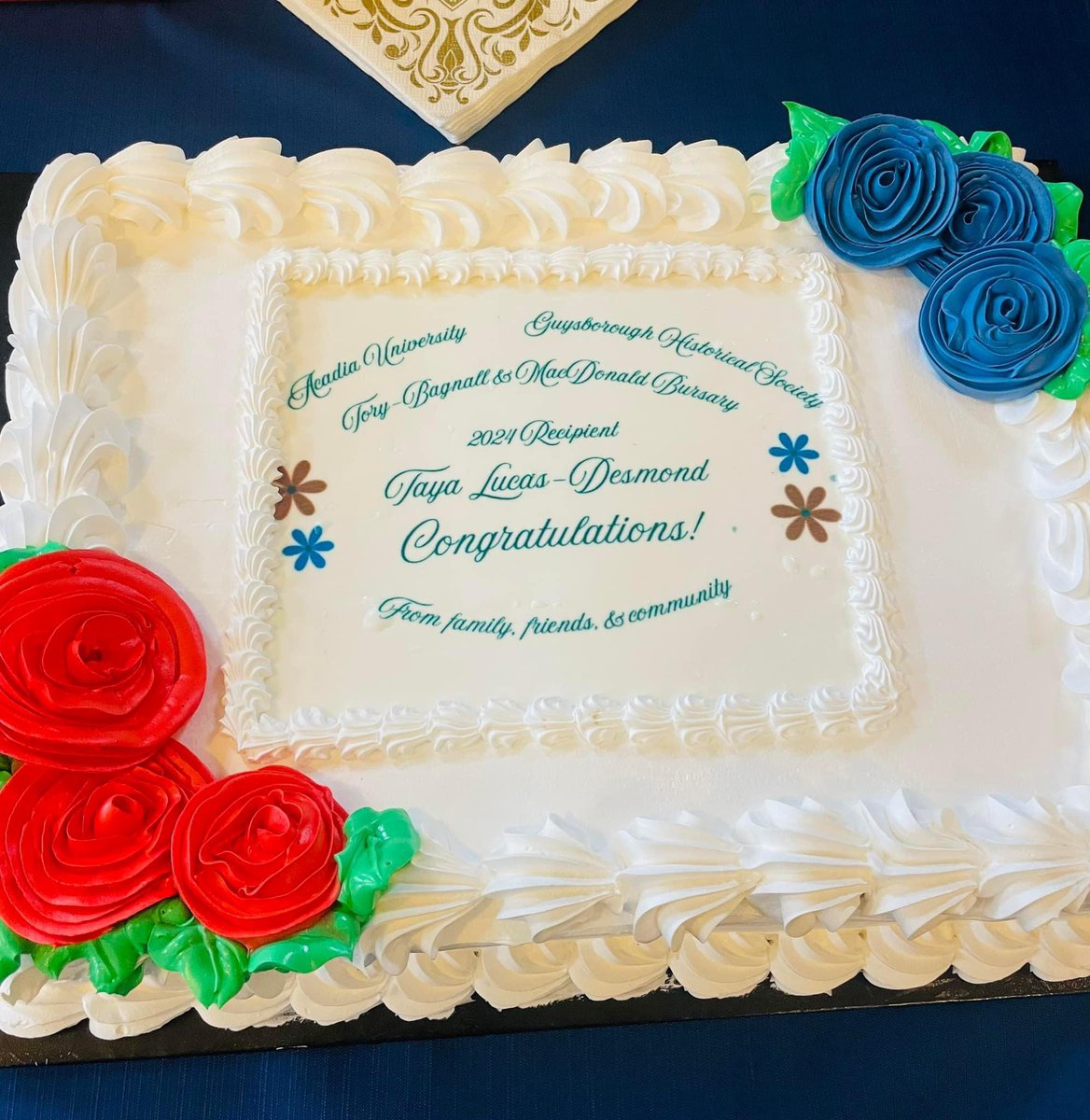 Congratulations to CECGA Alumni, Taya Lucas-Desmond, for receiving the first-ever Tory-Bagnall &amp; MacDonald Bursary worth $10K! Taya is going into her 4th year of environmental science at Acadia University. Mrs Avery &amp; Ms Dorrington were honoured to attend her recognition event!