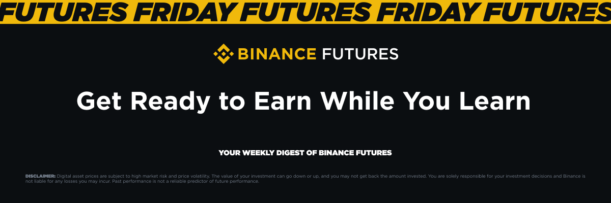 BinanceFutures's tweet photo. 🎁Get ready to earn while you learn!

Dive into this week's content, ace the quizzes, and stand a chance to win 20 USDT in rewards!

Join now ➡️ https://t.co/oTDiixwoOI