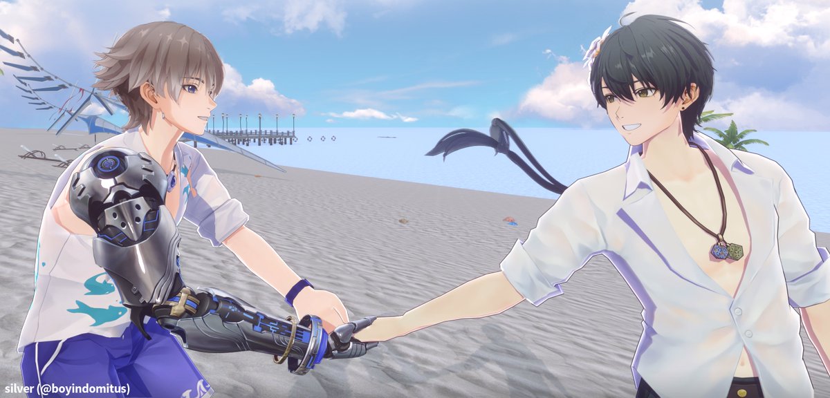 boyindomitus's tweet image. beach episode..? i can&apos;t be the only one to have imagined it ^_^
#WutheringWaves #b3d #GooEngine #鸣潮 #WuWaFanArt