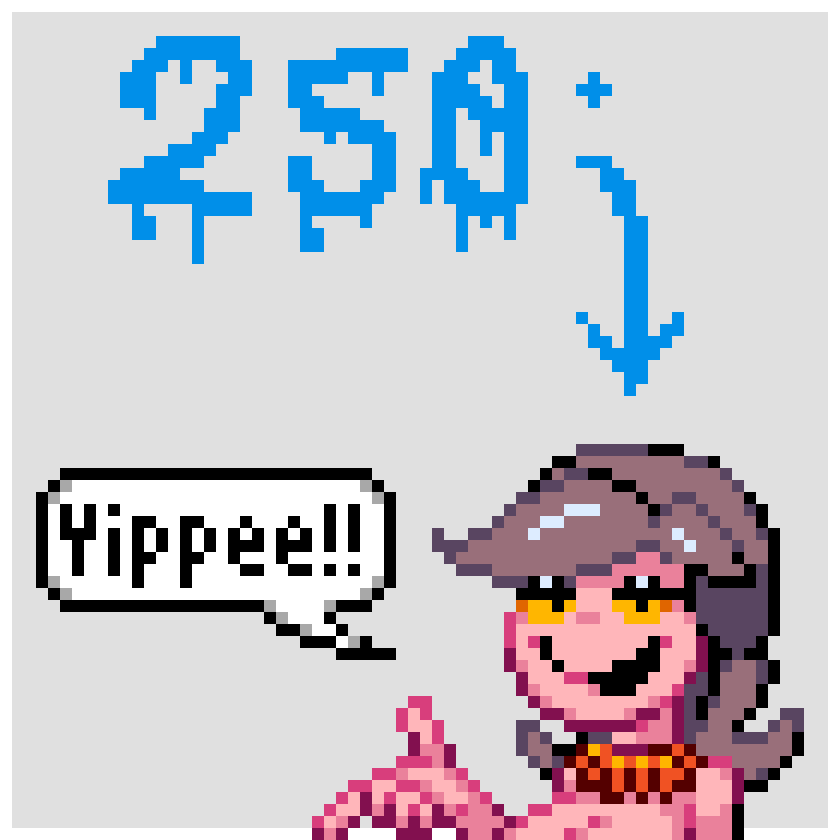 thanks for lots of followers! i have definitely been working on stuff and not slacking this entire time