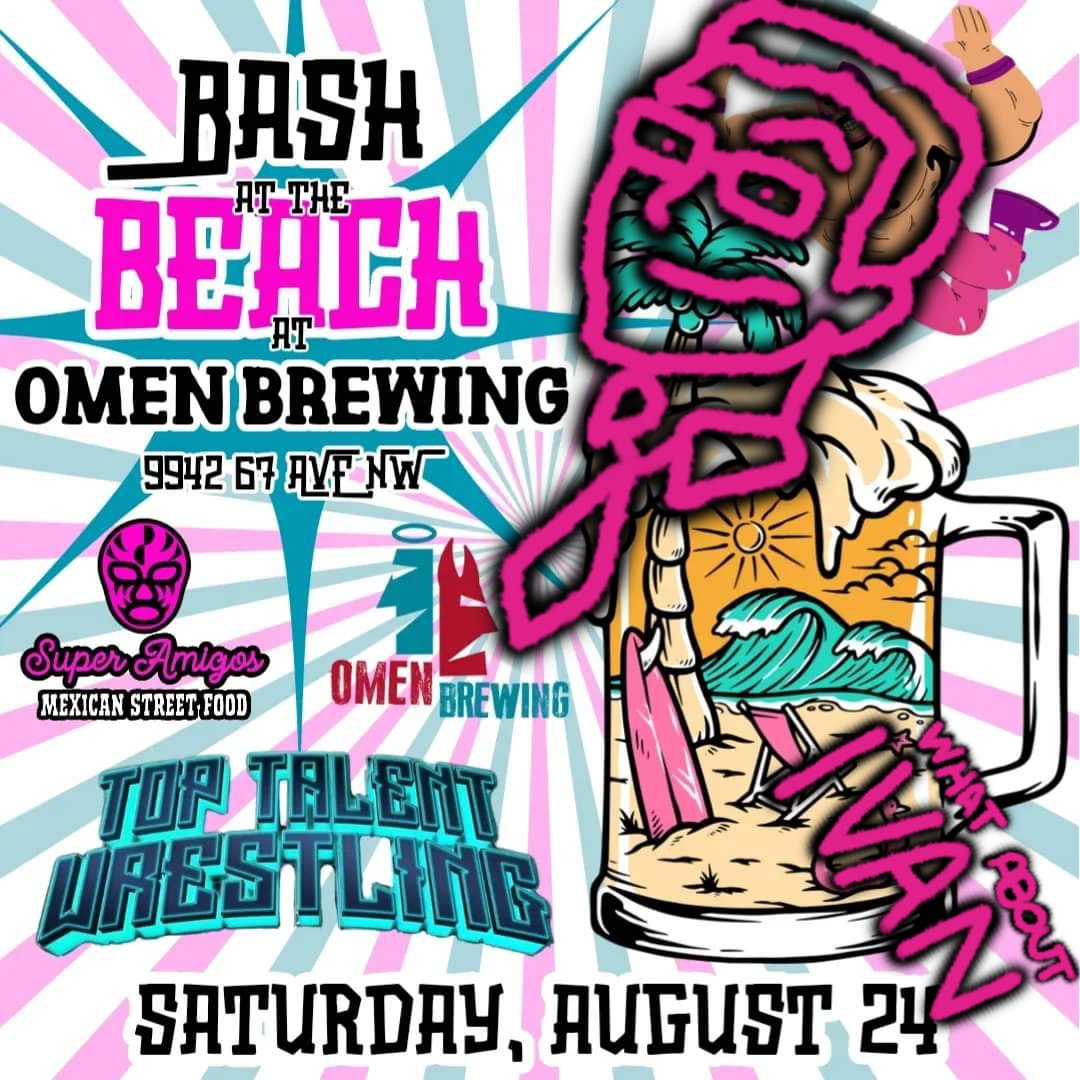 What About Ivan (@whataboutivan) on Twitter photo Tomorrow (Aug 24) enjoy The Bash At The Beach At Omen Brewing in Edmonton all day featuring tasty beverages by <a href="/omenbrewingyeg/">Omen Brewing</a>, delicious food by Super Amigos Mexican Street Food, spectacular wrestling by <a href="/TopTalentBrand/">Top Talent Wrestling</a> and I will be there so you can experience my Vocal Origami. Tomorrow (Aug 24) enjoy The Bash At The Beach At Omen Brewing in Edmonton all day featuring tasty beverages by <a href="/omenbrewingyeg/">Omen Brewing</a>, delicious food by Super Amigos Mexican Street Food, spectacular wrestling by <a href="/TopTalentBrand/">Top Talent Wrestling</a> and I will be there so you can experience my Vocal Origami.